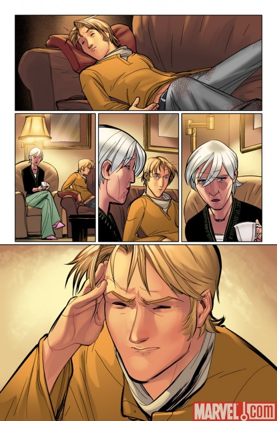 ULTIMATE COMICS SPIDER-MAN #2 interior art by David Lafuente