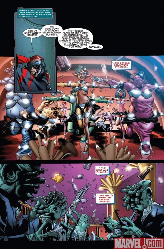 GUARDIANS OF THE GALAXY #13 preview page