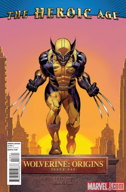 WOLVERINE: ORIGINS #48 Heroic Age variant cover by Will Conrad
