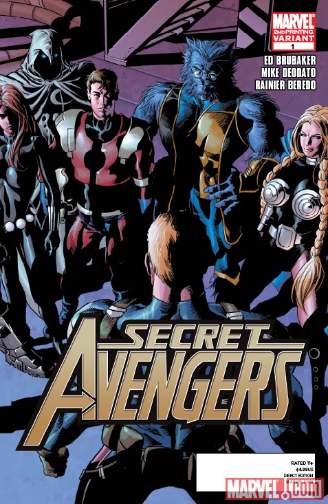 SECRET AVENGERS #1 SECOND PRINTING VARIANT by Mike Deodato