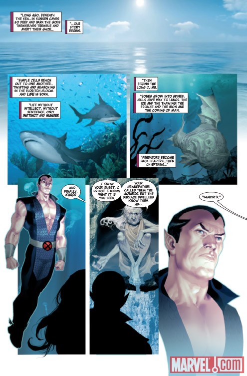 Namor: The First Mutant #1 preview art by Ariel Olivetti