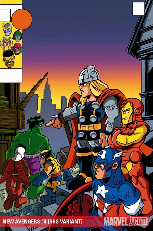 New Avengers (2010) #4 (SHS VARIANT)