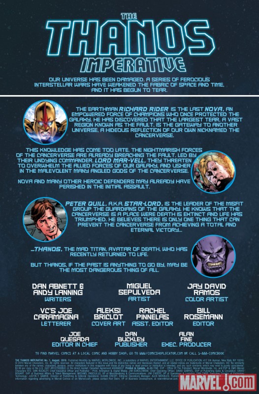 The Thanos Imperative (2010) #1