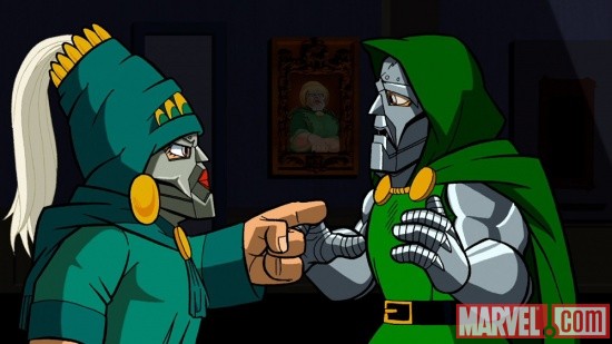 Dr. Doom and Coco Von Doom in The Super Hero Squad Show
