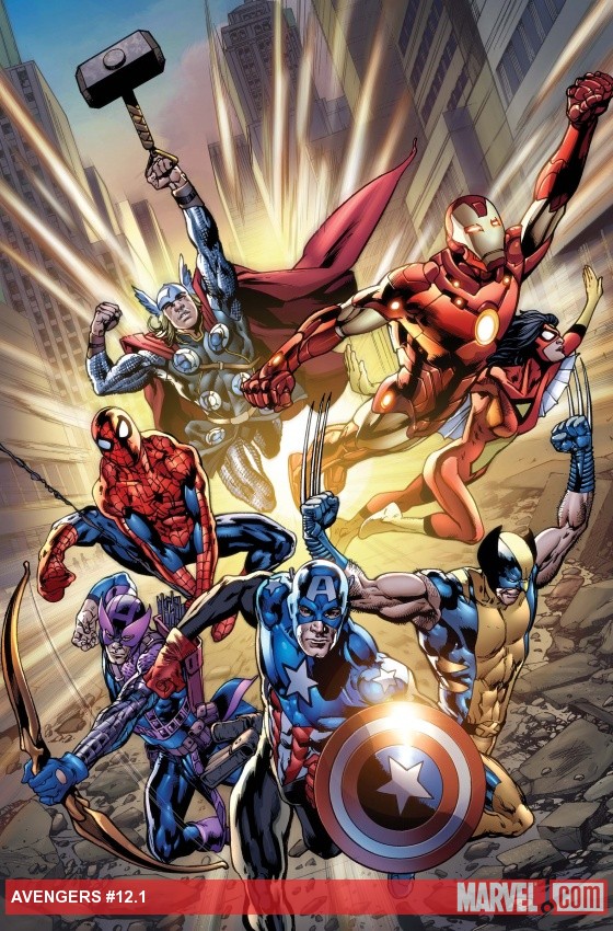 Avengers (2010) #12.1 cover by Bryan Hitch