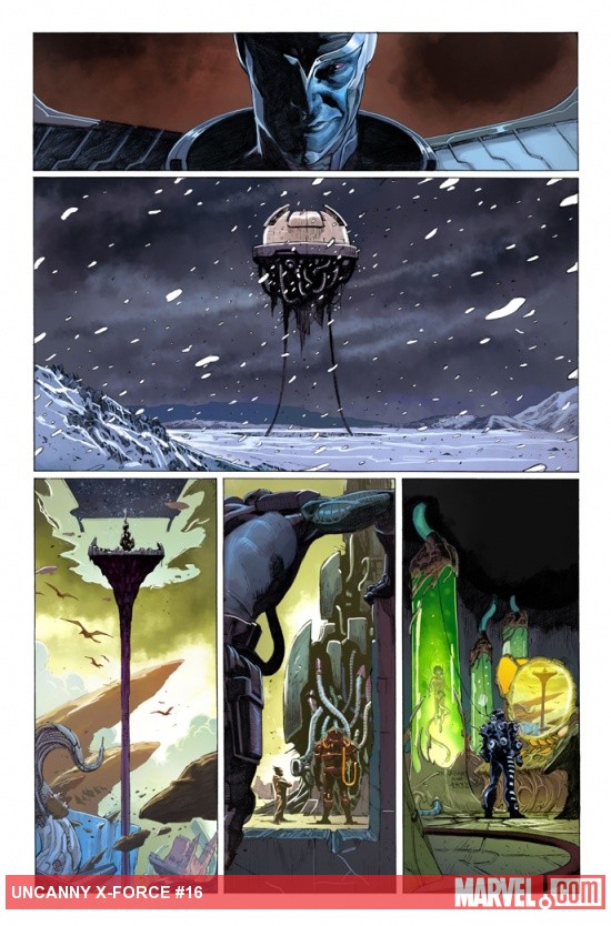 Uncanny X-Force #16 preview art by Jerome Opena