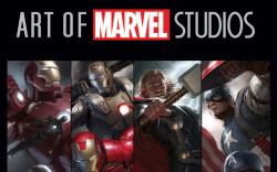 The Art of Marvel Studios slipcase cover art by Ryan Meinerding and Charlie Wen