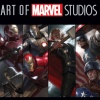 The Art of Marvel Studios slipcase cover art by Ryan Meinerding and Charlie Wen