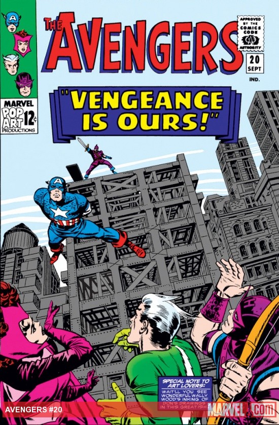 Avengers (1963) #20 cover