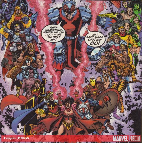 Avengers (1998) #3 art by George Perez
