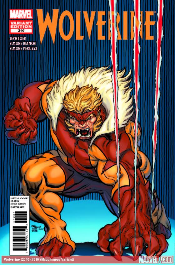 Wolverine (2010) #310 (Mcguinness Variant)
