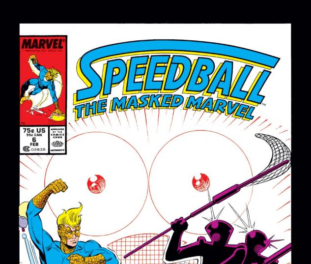 Speedball (1988) #6 Cover