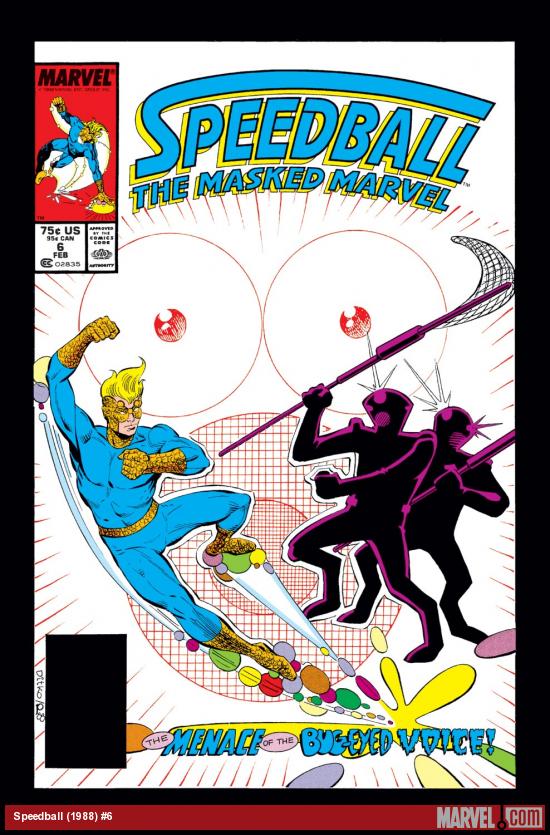 Speedball (1988) #6 Cover