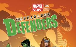 FEARLESS DEFENDERS 5 CONNOR VARIANT (NOW, 1 FOR 50)