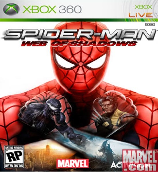 Spider-Man Web of Shadows box art
