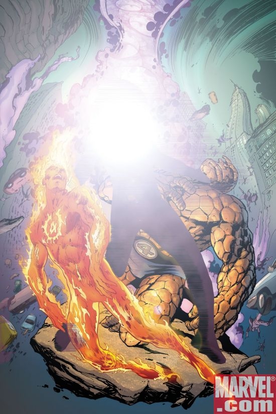 SECRET INVASION: FANTASTIC FOUR #1 cover by Alan Davis