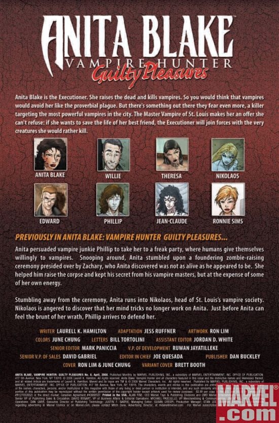 ANITA BLAKE, VAMPIRE HUNTER: GUILTY PLEASURES #8, Page 1