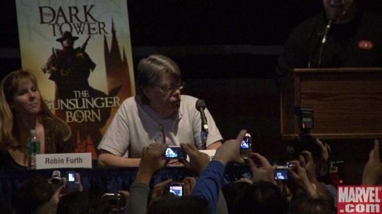 King and Furth at the Dark Tower panel