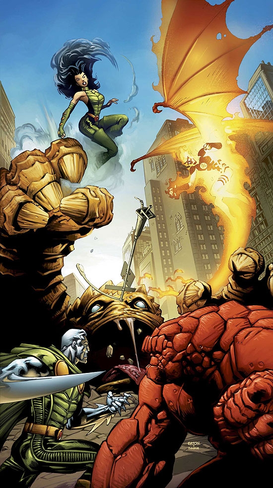 FANTASTIC FOUR: HOUSE OF M (2007) #1 COVER