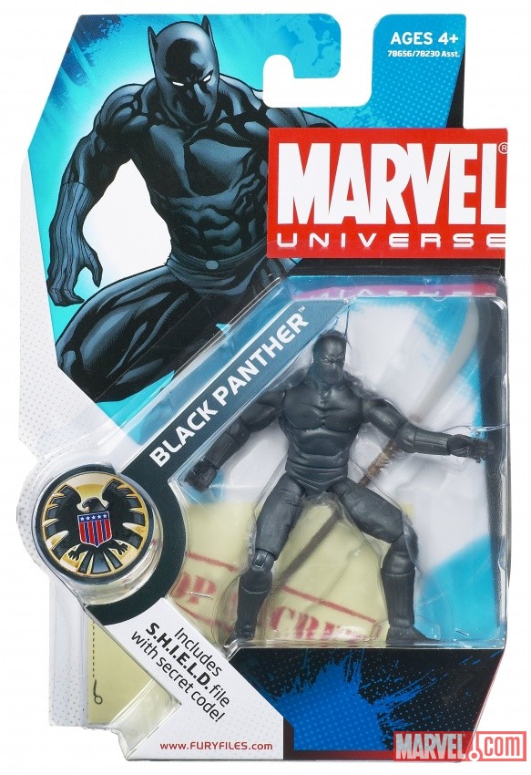 Black Panther 3 3/4 Inch Marvel Universe Action Figure from Hasbro, Wave 1