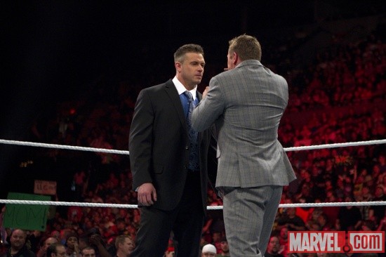 Alex Riley confronts The Miz