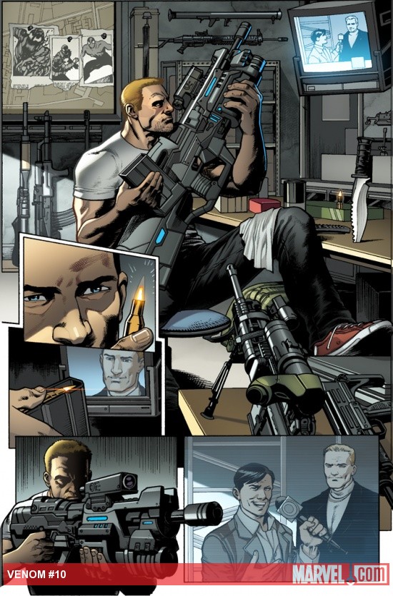 Venom (2011) #10 preview art by Lan Medina