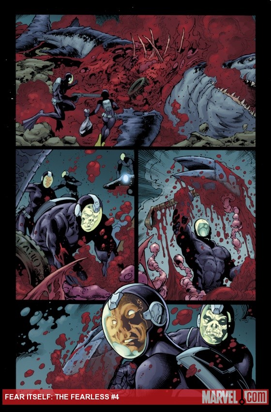 Fear Itself: The Fearless #4 preview art by Paul Pelletier