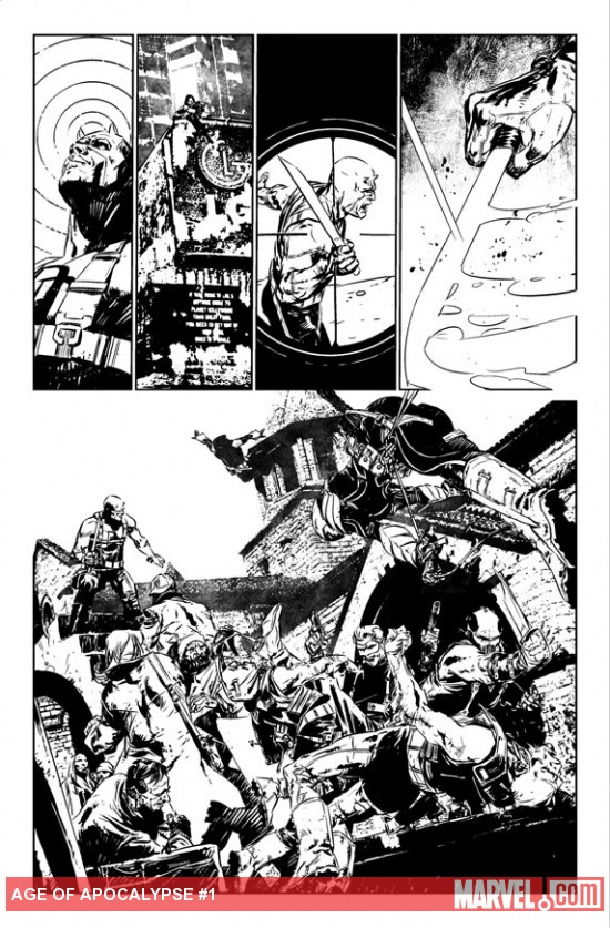 Age of Apocalypse #1 preview art by Roberto De La Torre