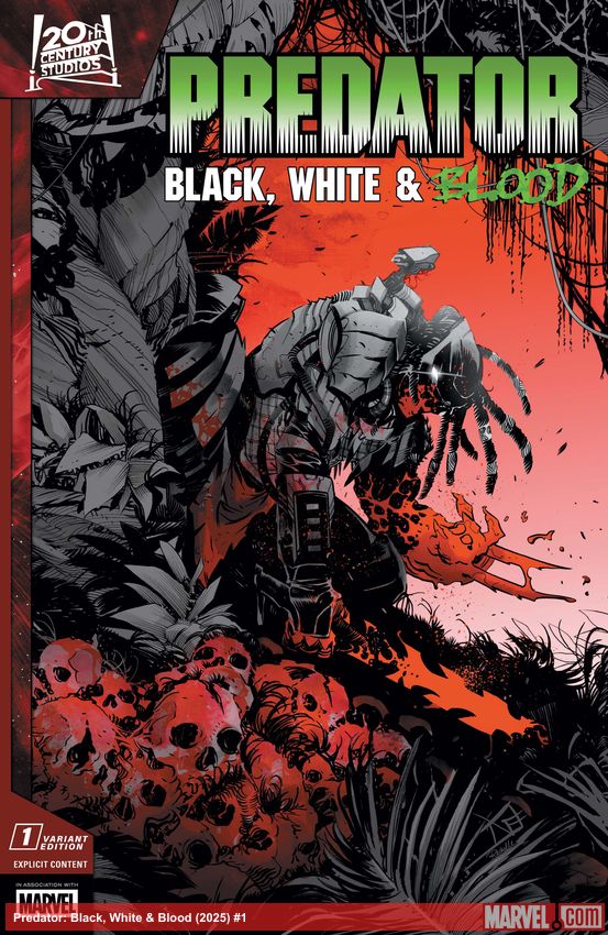 Predator: Black, White & Blood (2025) #1 (Variant)