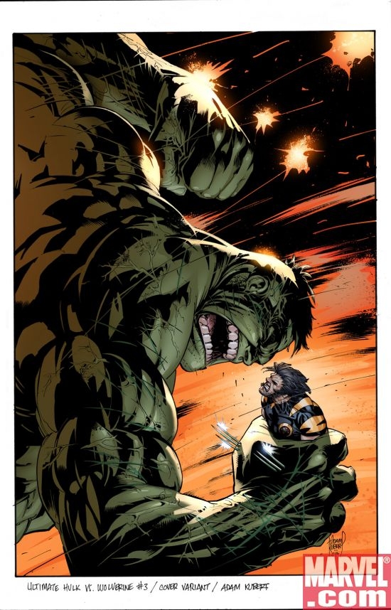 ULTIMATE WOLVERINE VS. HULK #3 variant by Adam Kubert
