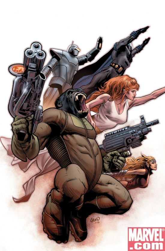 AGENTS OF ATLAS #2 cover by Greg Land