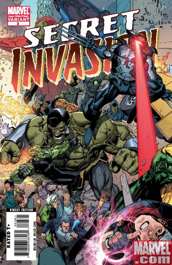 SECRET INVASION #3 SECOND PRINTING VARIANT