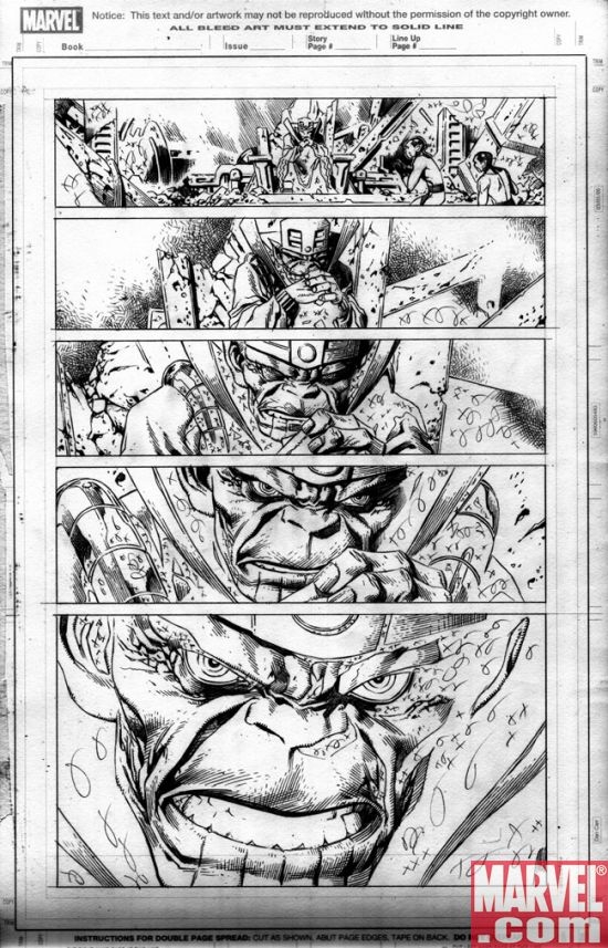 NEW AVENGERS #40 preview art by Jimmy Cheung