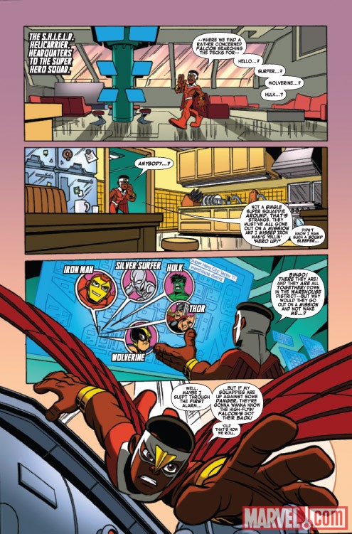 SUPER HERO SQUAD #7 preview art by Marcelo Dichiara