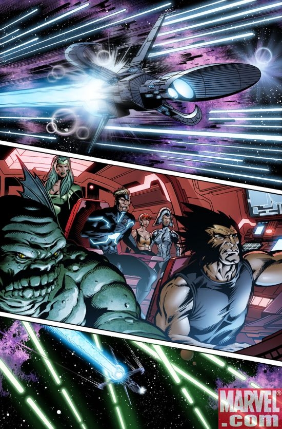 INTERIOR PAGE FROM WAR OF KINGS #1
