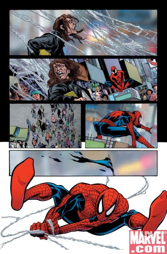 AMAZING SPIDER-MAN #552 Interior Art