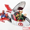 Battle Vehicle Quinjet with Iron Fist and Spider-Man