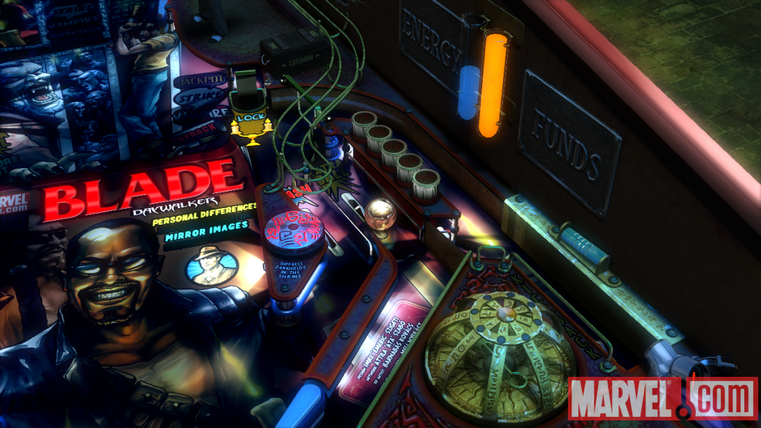 Marvel Pinball Blade Table Screenshot