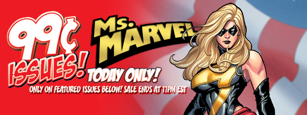 Marvel App: Get Ms. Marvel Issues for 99¢