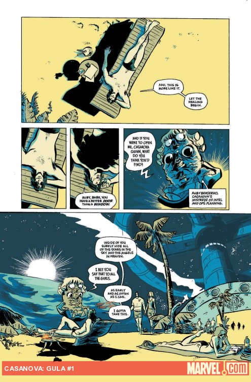 CASANOVA: GULA #1 art by Fabio Moon