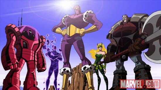 Screenshot of the Masters of Evil from The Avengers: Earth's Mightiest Heroes!