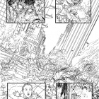 Fear Itself: Fearsome Four #1 inked preview art by Ryan Bodenheim