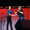 Tom Hiddleston and Kevin Feige at D23 2011