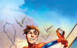 ULTIMATE COMICS SPIDER-MAN #6 VARIANT COVER BY MARK BAGLEY