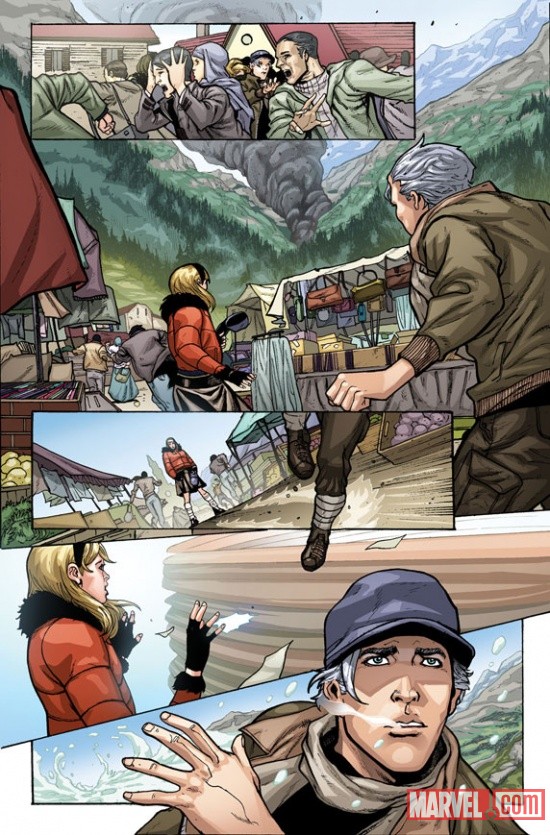 Avengers Origins: Scarlet Witch & Quicksilver #1 preview art by Mirco Pierfederici