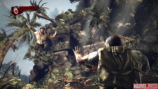 New \'\'X-Men Origins: Wolverine\'\' screenshot showing the HUD