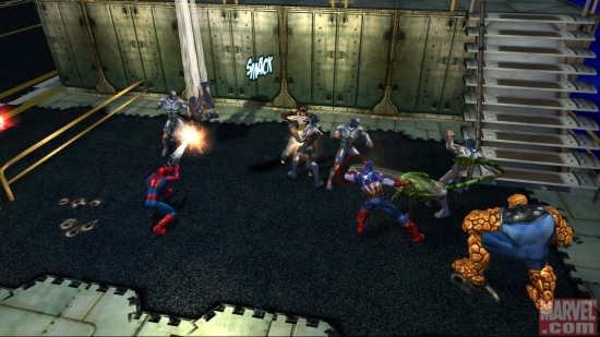 The Thing, Cap and Spider-Man