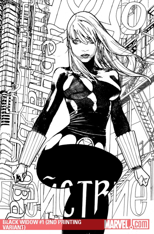 Black Widow (2010) #1 (2ND PRINTING VARIANT)