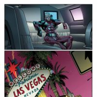 DEADPOOL #23 interior art by Carlo Barberi