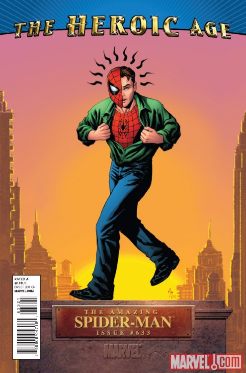 AMAZING SPIDER-MAN #633 Heroic Age variant cover by Tom Raney